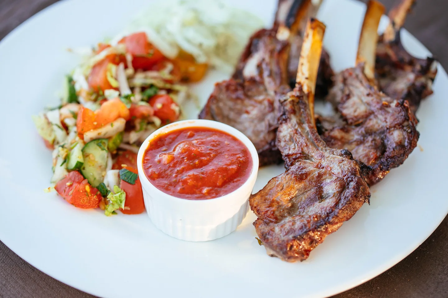 Lamb Chops with Whisky Sauce